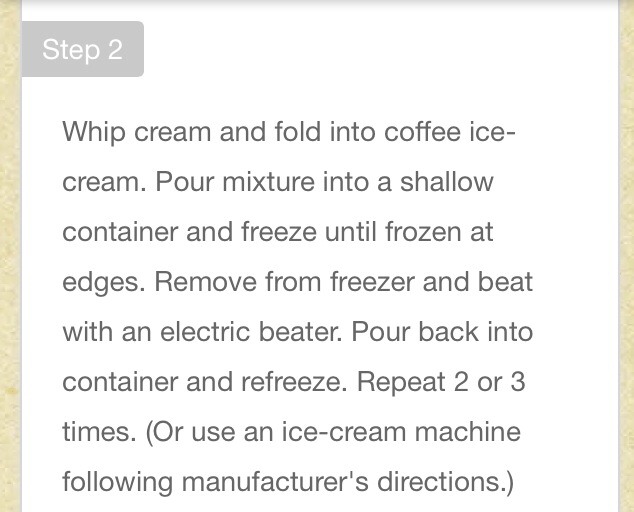 Coffee Ice-Cream Wafers