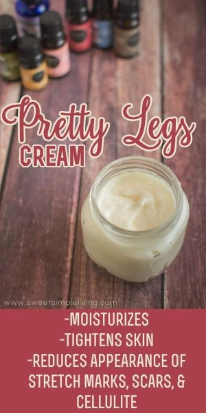 DIY PRETTY LEGS CREAM USING ESSENTIAL OILS