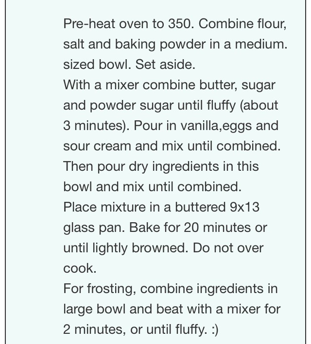 Sugar Cookie Bars