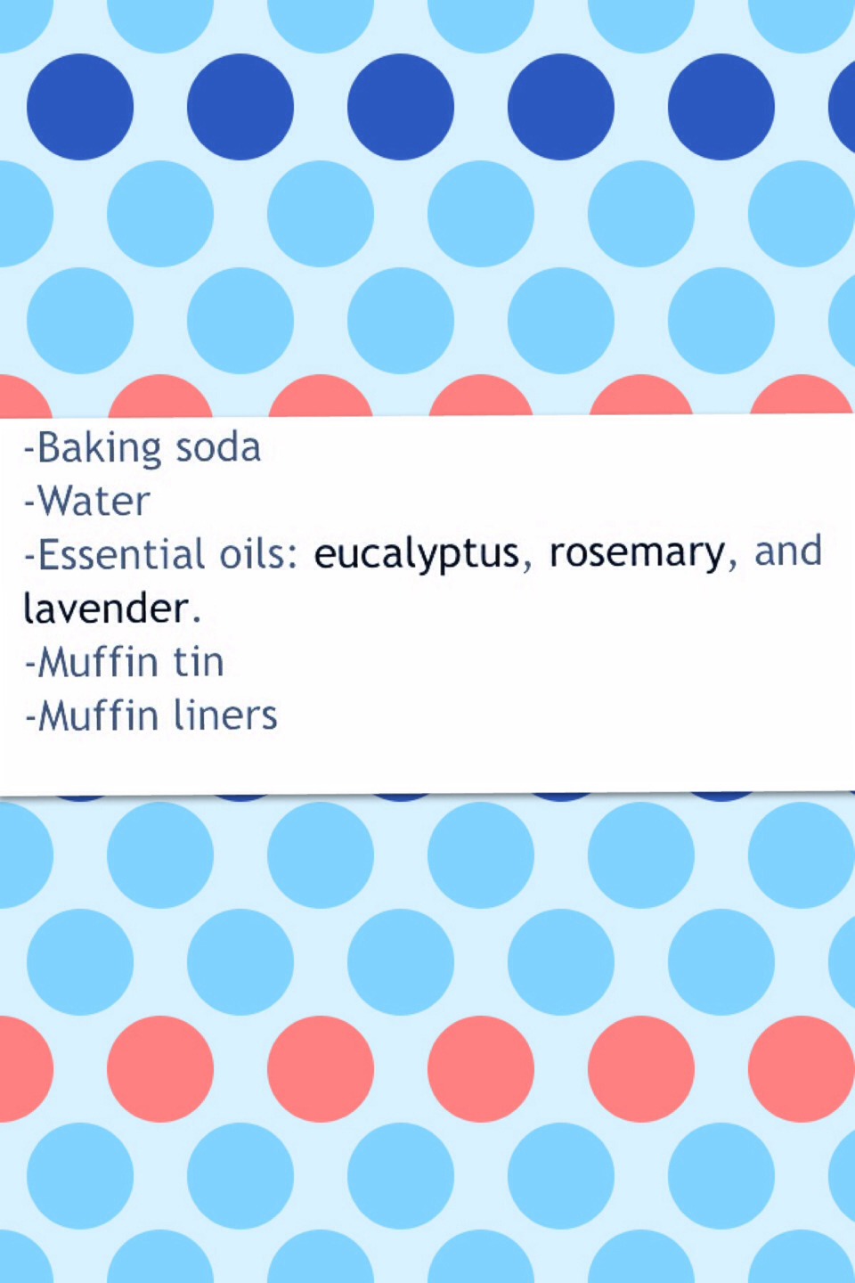 Homemade Vicks Shower Disks
