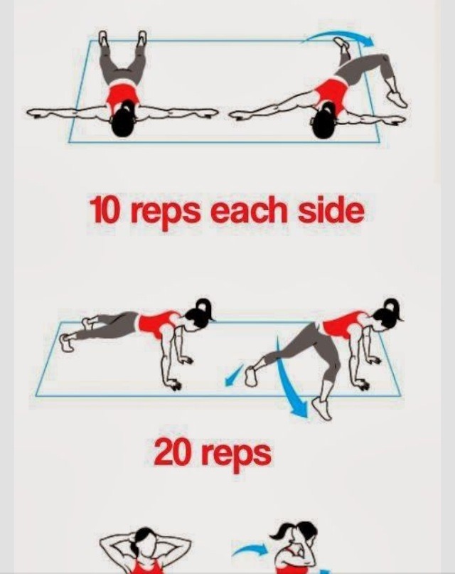👍❤️Get Rid Of That Muffin Top With These Exercises❤️👍
