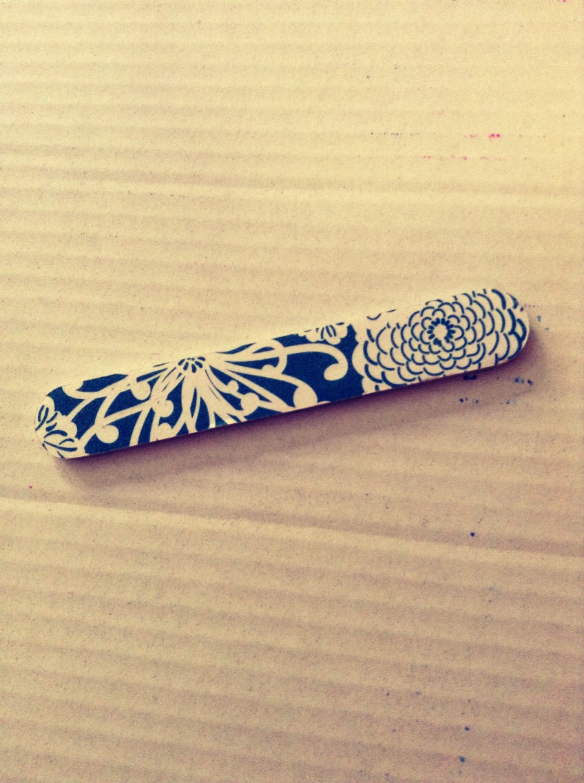 Next I have a nail file. You will want this just in case you chip a nail or your nails are bugging you. Try and add a small file so that it doesn't take up much room.