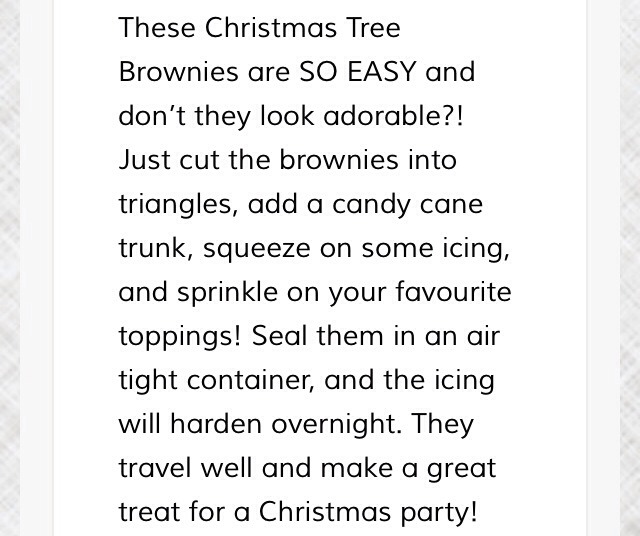 ๐Easy Christmas Tree Brownies!๐