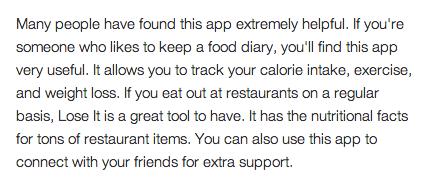 Free Weight Loss Apps!!