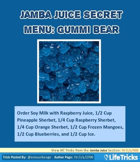 💟✨Jamba Juice Secret Menu & How To Order/ Make Them✨💟