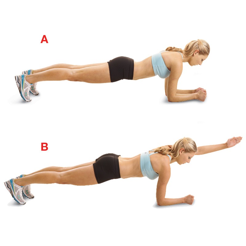 Planks can help ur feelin of accomplishment raise 10 fold! 5 planks 30-60 secs are recomended