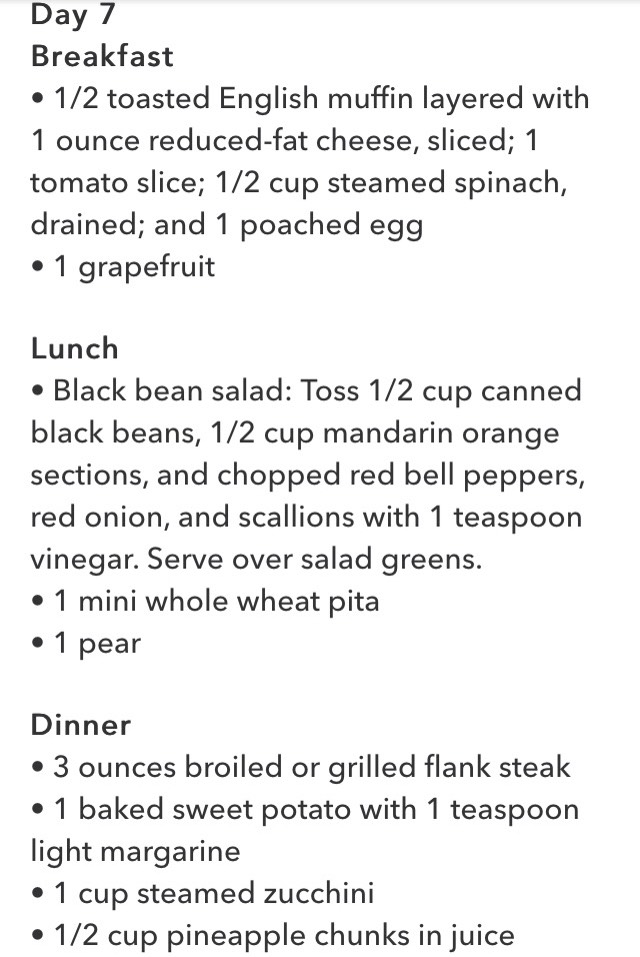 7 Day 1200 Calorie Meal Plan!!