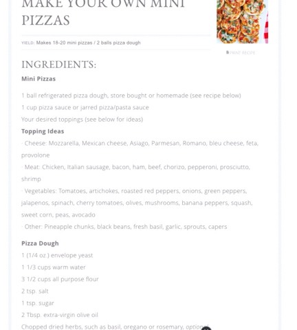 Homemade Pizza! 