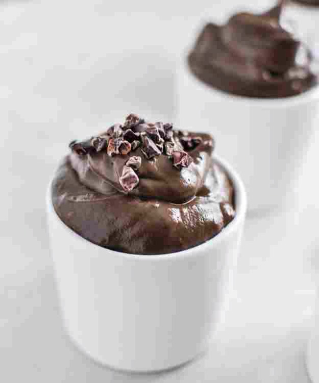 6. Chocolate Avocado Pudding
