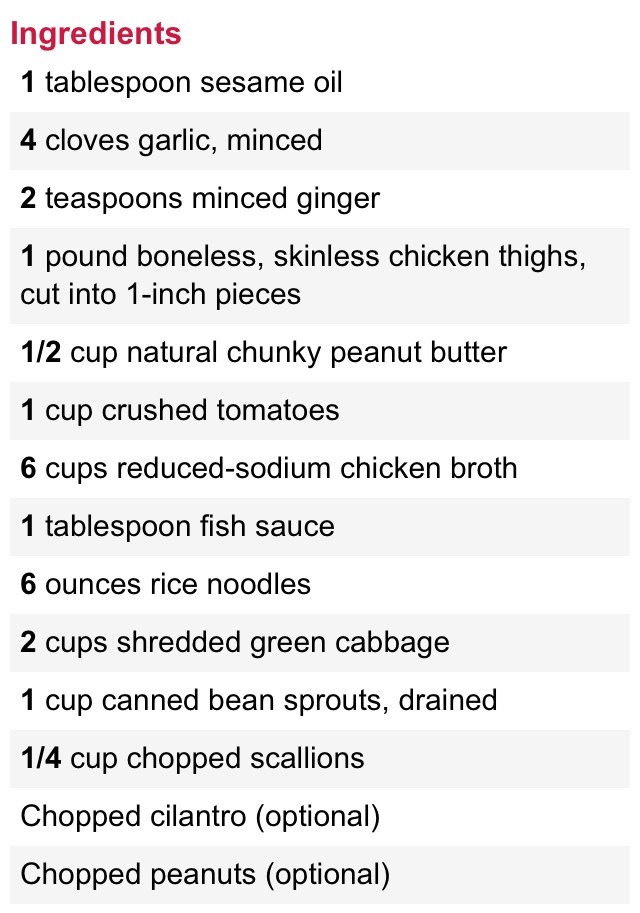 Thai Chicken Noodle Soup Recipe