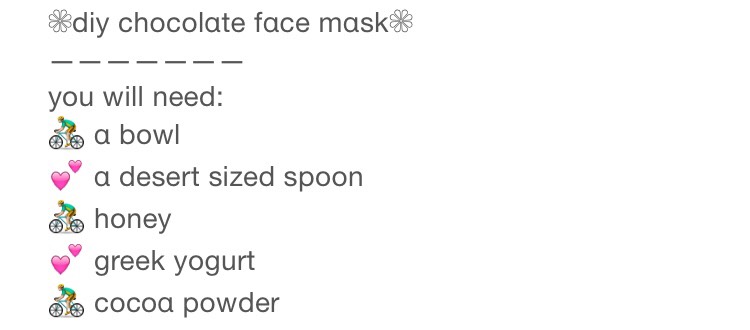 Diy Chocolate Face Mask