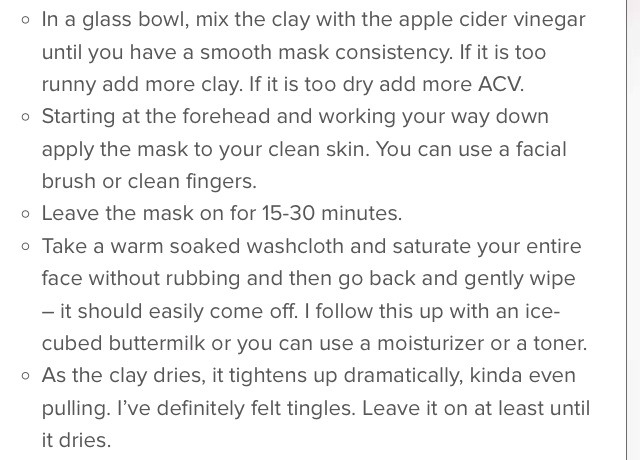 Deep Pore Cleansing Facial Mask