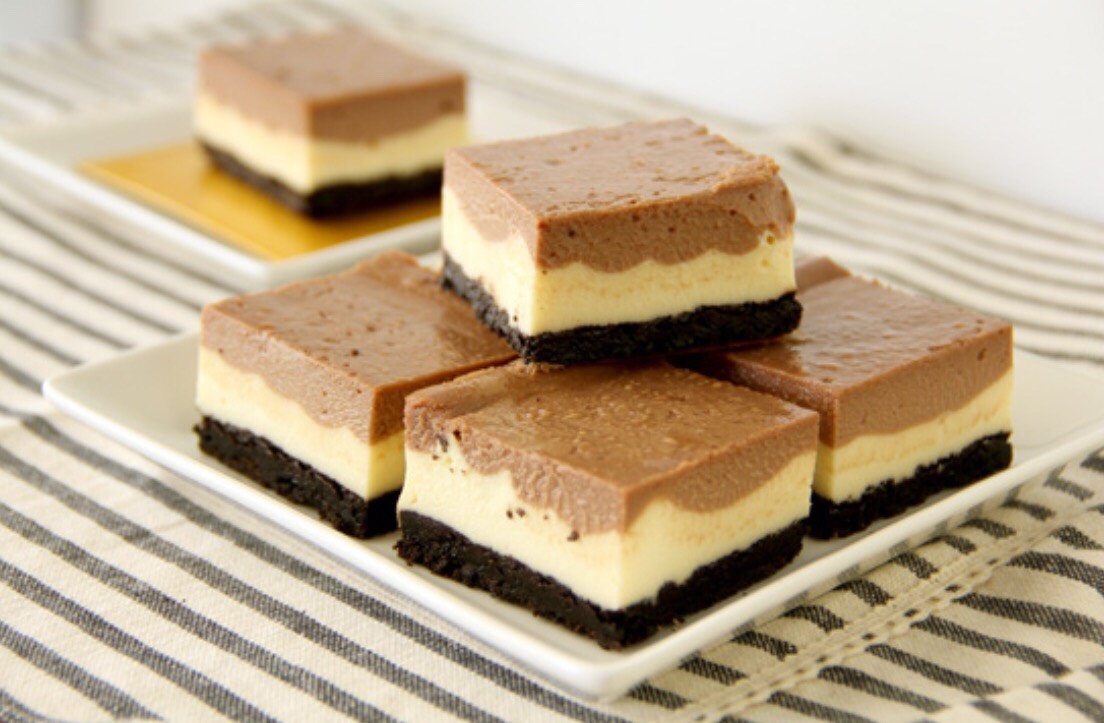 Nutella Cheesecake Bars. 😻