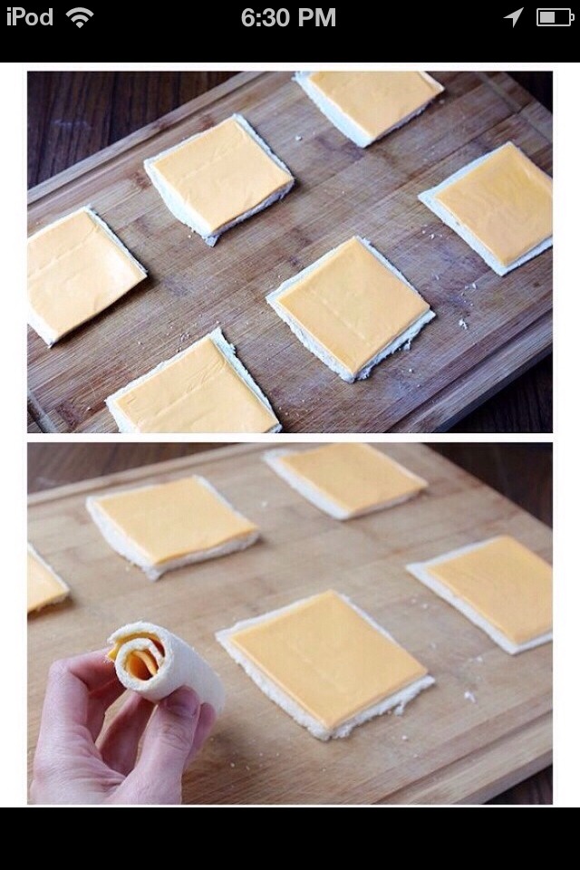 Grilled Cheese Rolls !!