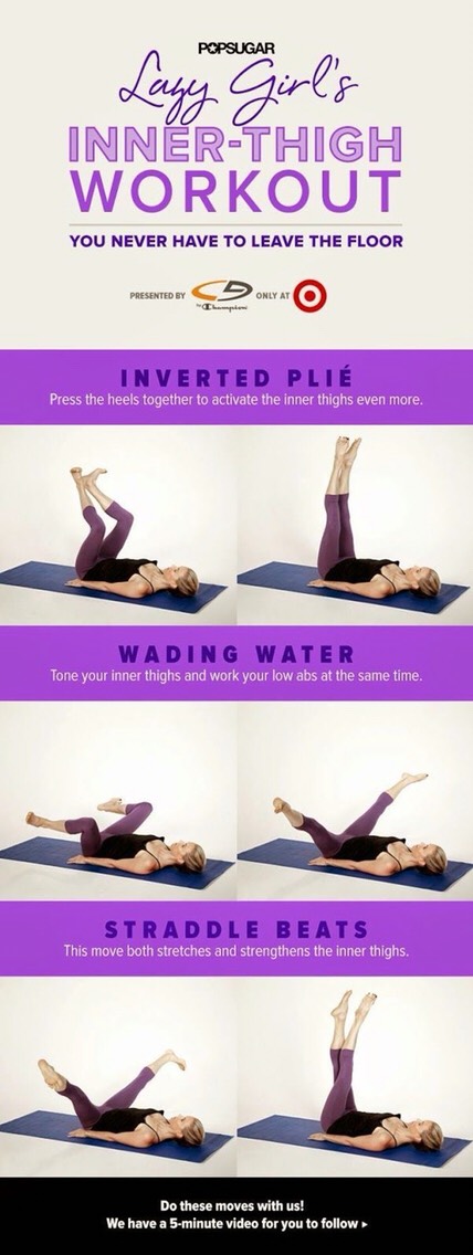 Quick Easy And Fun Workouts 💪 To Get Abs And Nice Inner Thigh