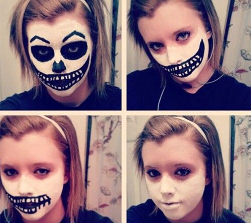 Easy Halloween Makeup Tutorials! #HalloweenTip