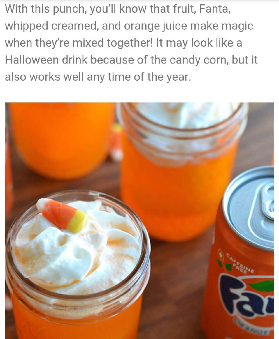 Candy Corn Punch!!!
