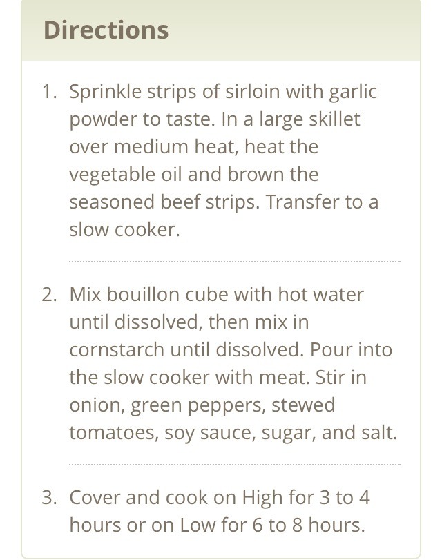 💥 Slow Cooker Pepper Steak Recipe💥😋
