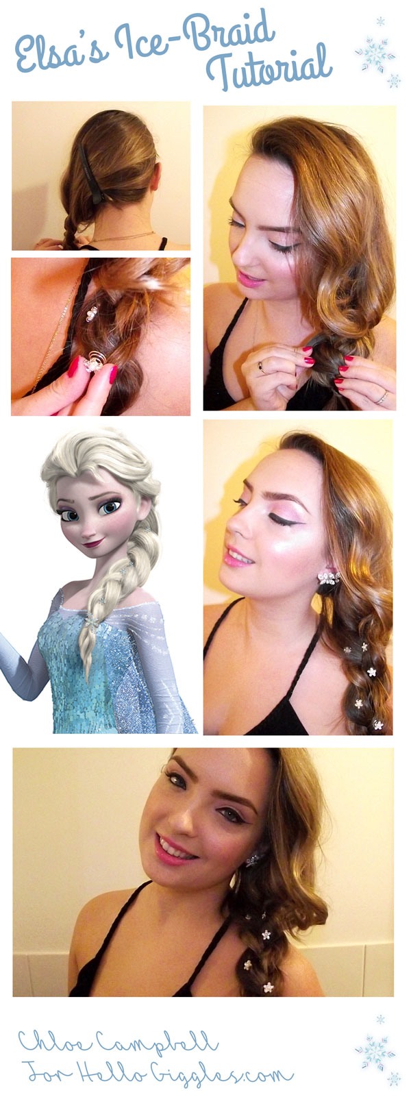 Disney Princess Eye Makeup & Hair Style Tutorial