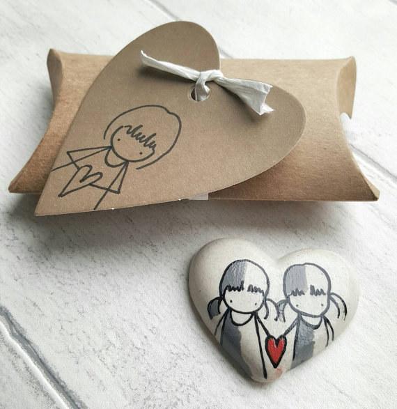 This personalised anxiety stone.By Pebble Blessed