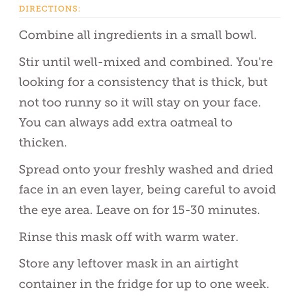 DIY Moisturizing Orange Face Mask ! 