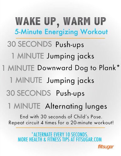 Awesome Morning Workouts! 