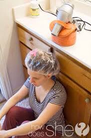 Cover your hair with a shower cap. You can choose to apply heat or not. Applying heat will open the cuticle of each strand so the coconut oil can penetrate the core faster. Leave the coconut oil on your hair for at least 30 minutes without heat, or 15 minutes with heat. 