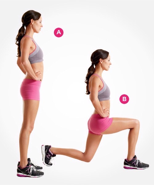 20 lunges