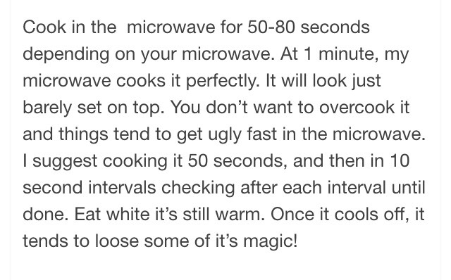 "2 MINUTE COFFEE CAKE IN A MUG"