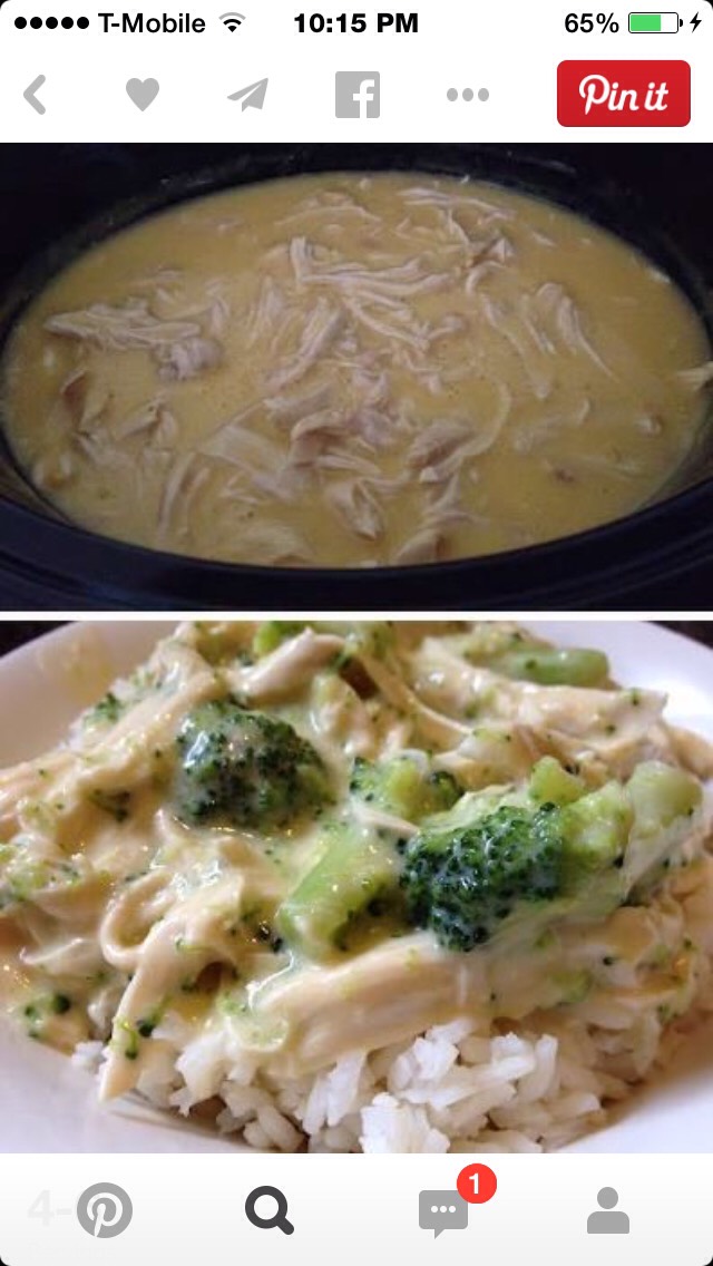 💜Crock Pot chicken & Broccoli Over Rice😍 Like 4⃣ More👍 #TipIt 