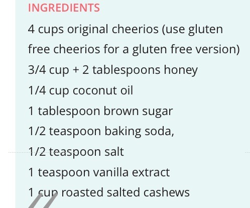 Honey Nut Cheerio Breakfast Bars 