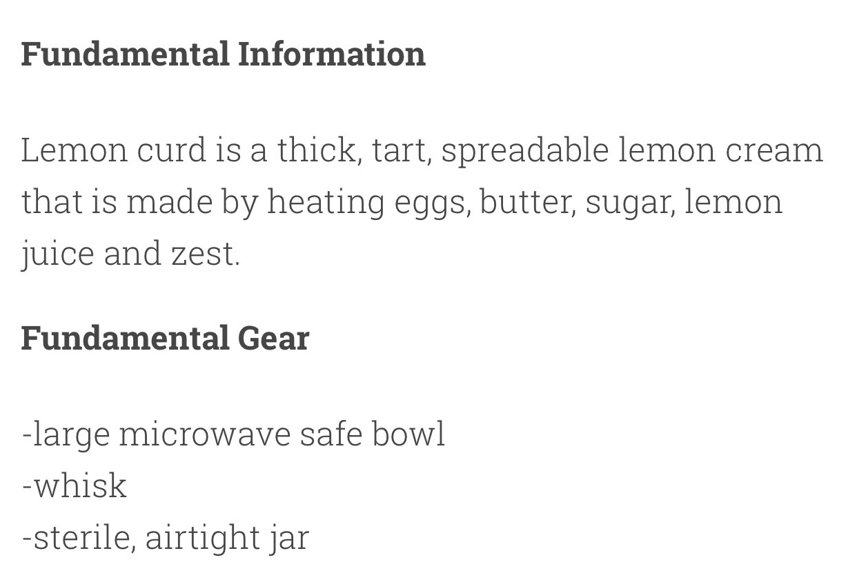 Simple Microwave Lemon Curd Recipe. 😋