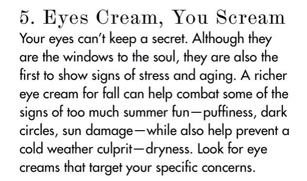 Fall Skin Care Tips