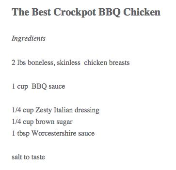 The Best Crock Pot Bbq Chicken #tipIt