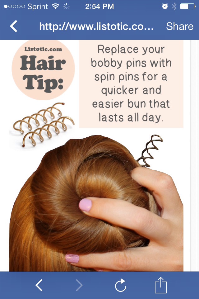 If you like to put your hair up in a bun, you should give these pins a spin! It only takes two to hold up even the thickest of hair. This is a great alternative to using 3 dozen bobby pins to keep that perfect bun in place. I’ve purchased them from both Target and Walmart.