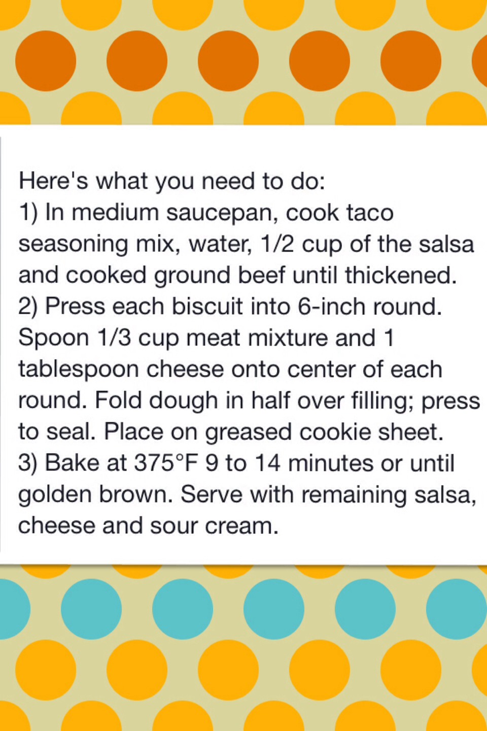 Taco Melts 