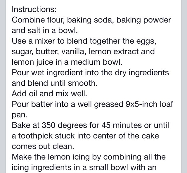 Lemon Cake