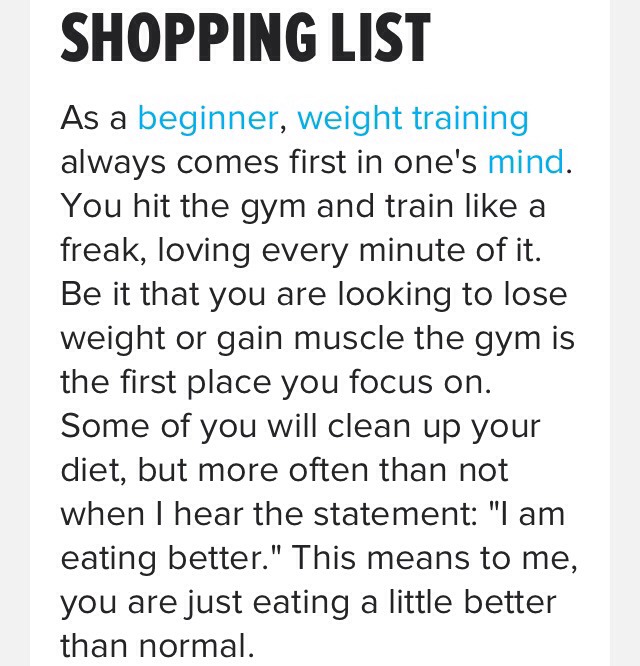 ✅A Beginners Shopping List! Great Guide For Healthier Eating!✅