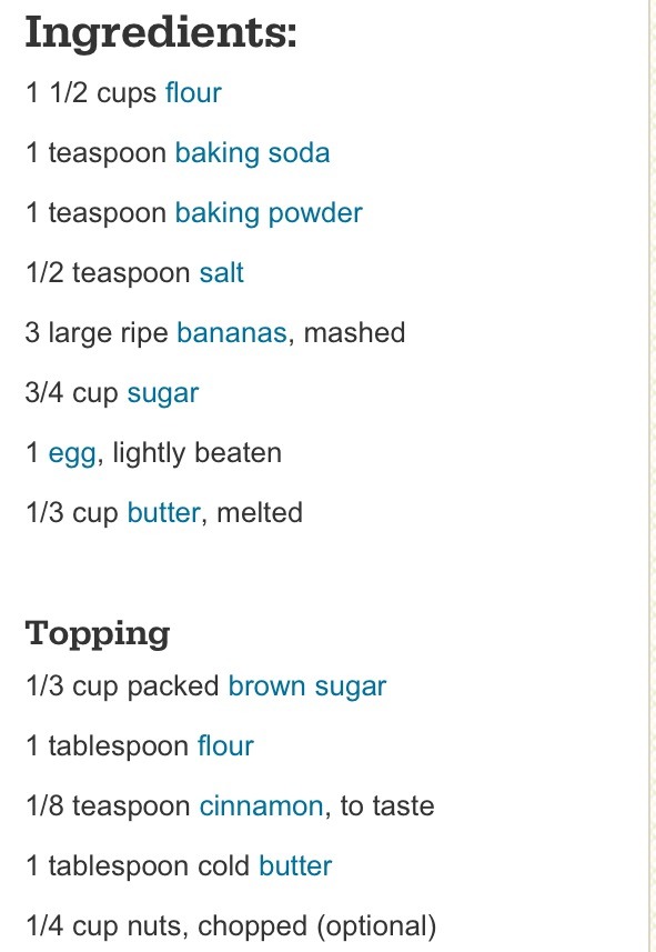 Crumb Top Banana Muffins!