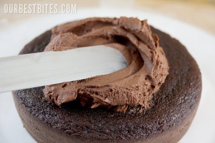 Spread on cheesecake mixture on top of the brownies evenly. Refrigerate for a minimum of 2 hours.