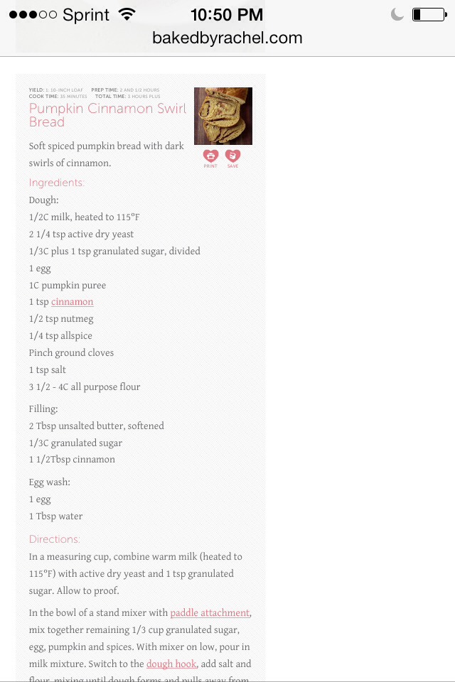 Yummy Pumpkin Cinnamon Swirl Bread!!