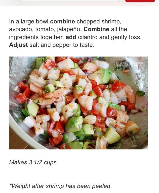 Zesty Lime Shrimp & Avocado Salad...