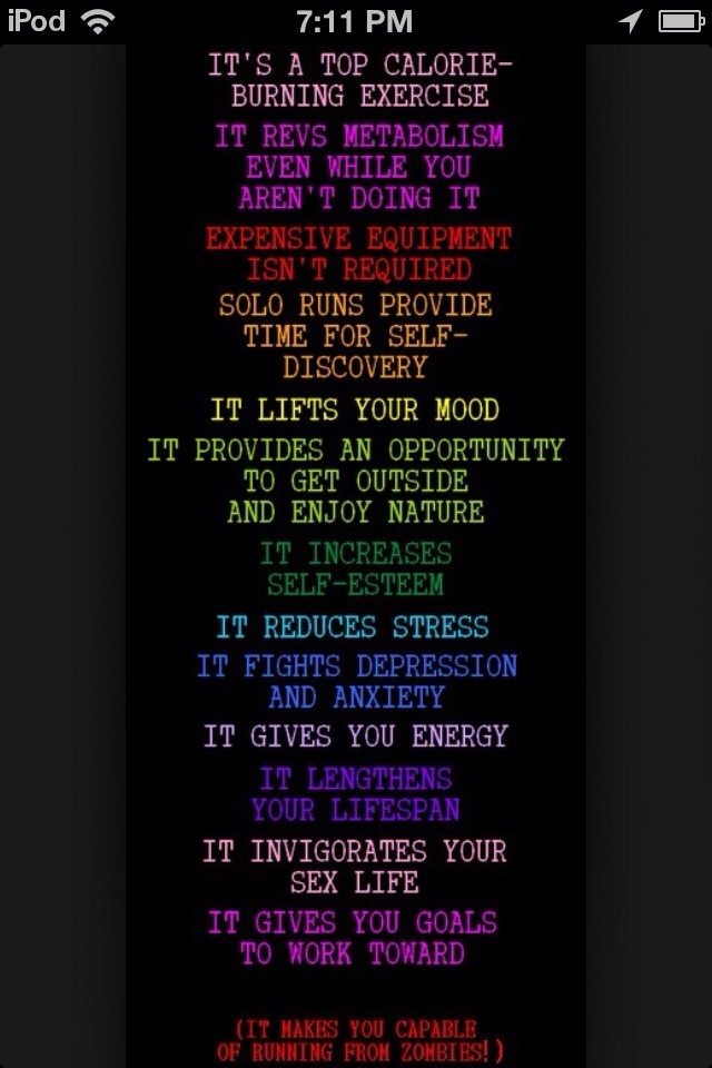 Reasons To Run!