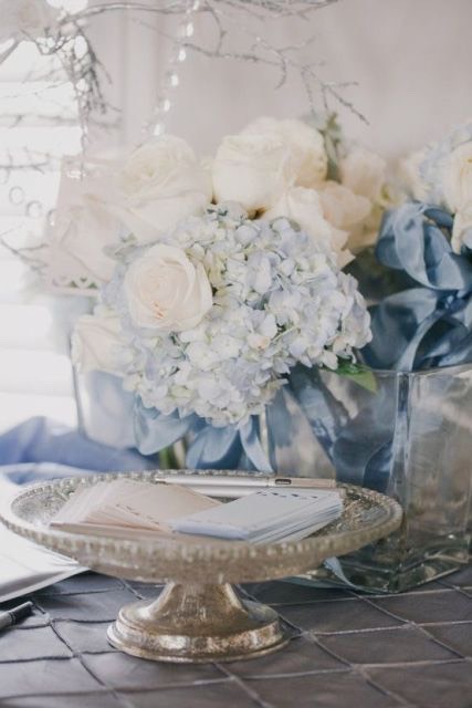 Rose Quartz + Serenity Wedding Inspiration #PantoneContest