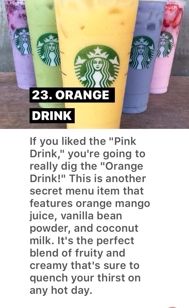 29 BEST STARBUCKS DRINKS 