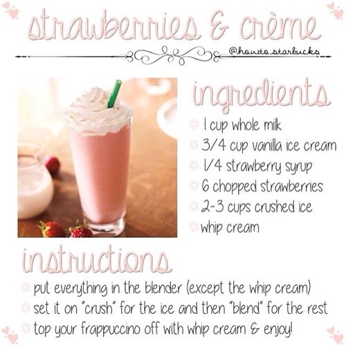 Starbucks Drink Recipes 🙈💘