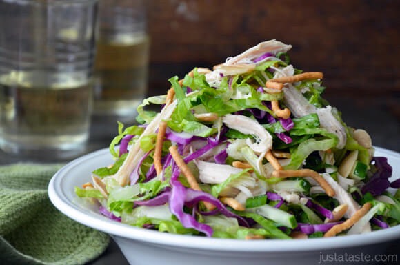 Chinese Chicken Salad with Sesame Dressing 