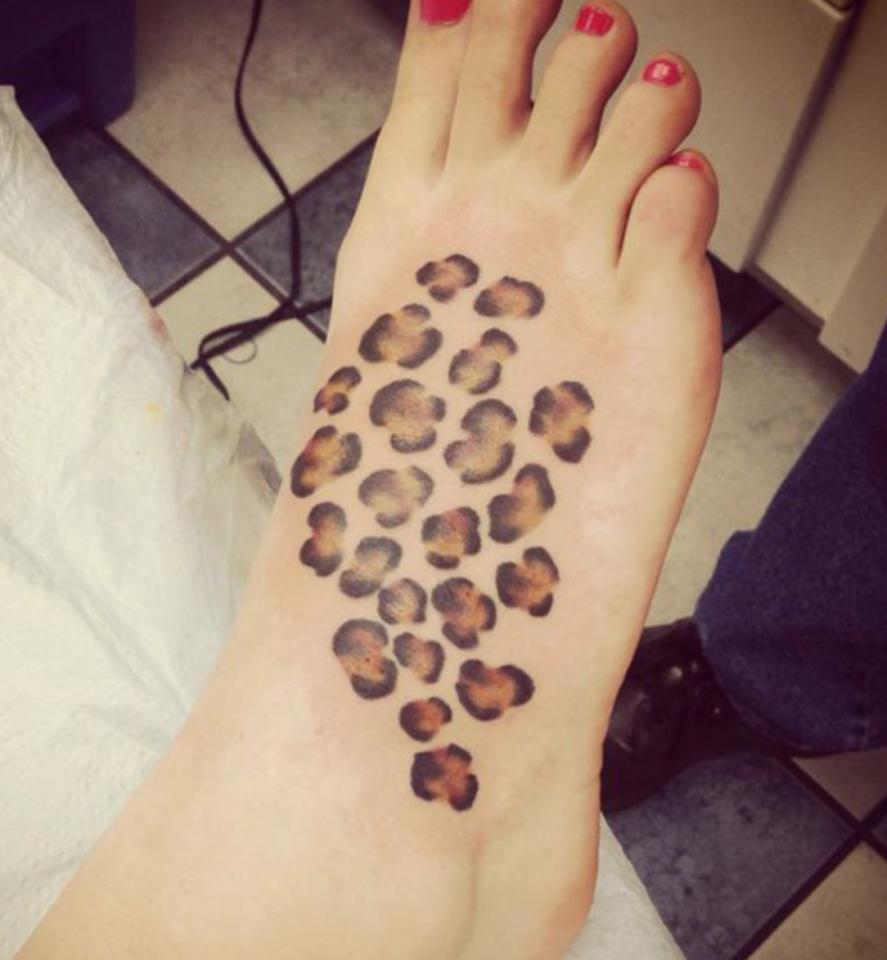Beautiful Leopard Print Tattoos For Women!!