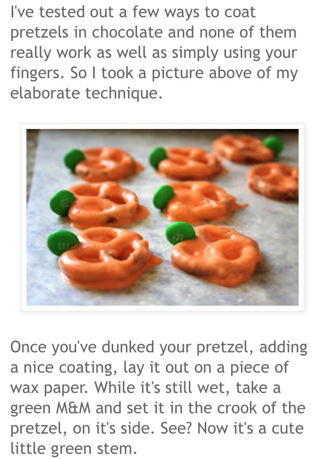 Fall Pumpkin Pretzels 🍂🎃