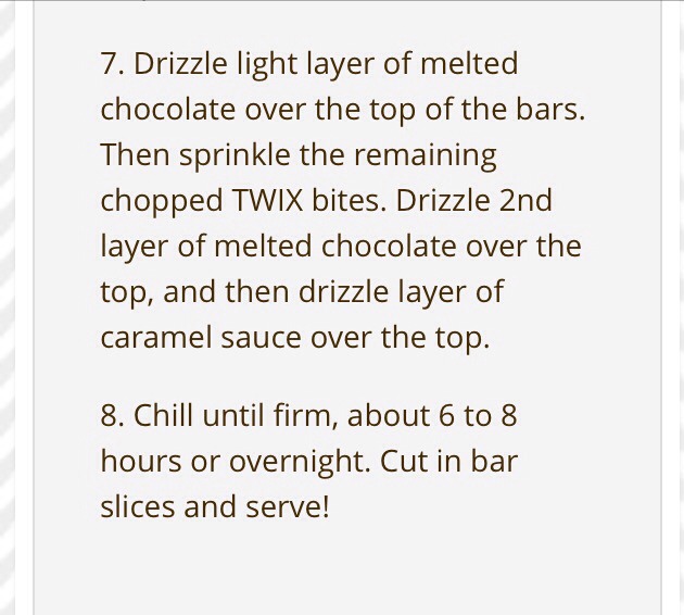 Twix Cheesecake Bars- MY FAVE!!